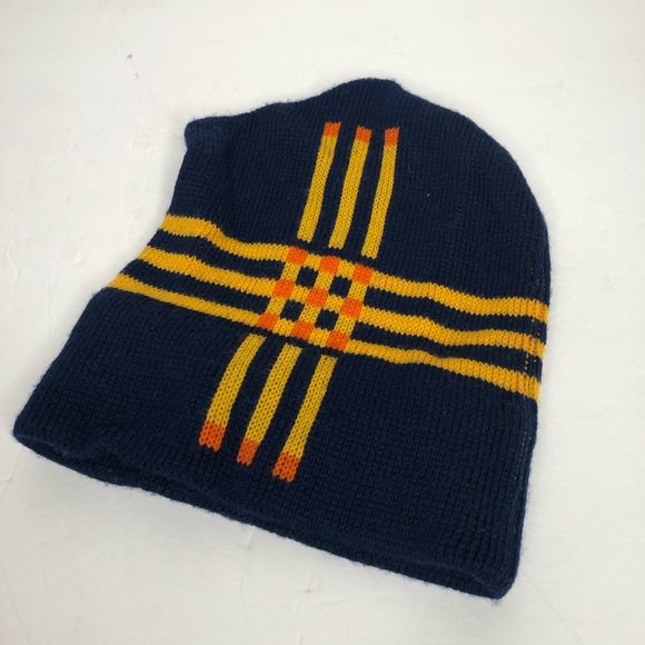 Jonathan Richards navy blue wool beanie - Picture 2 of 3
